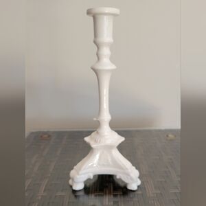 Elegant White Candle Holder